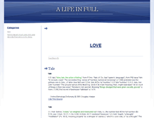 Tablet Screenshot of alifeinfull.com